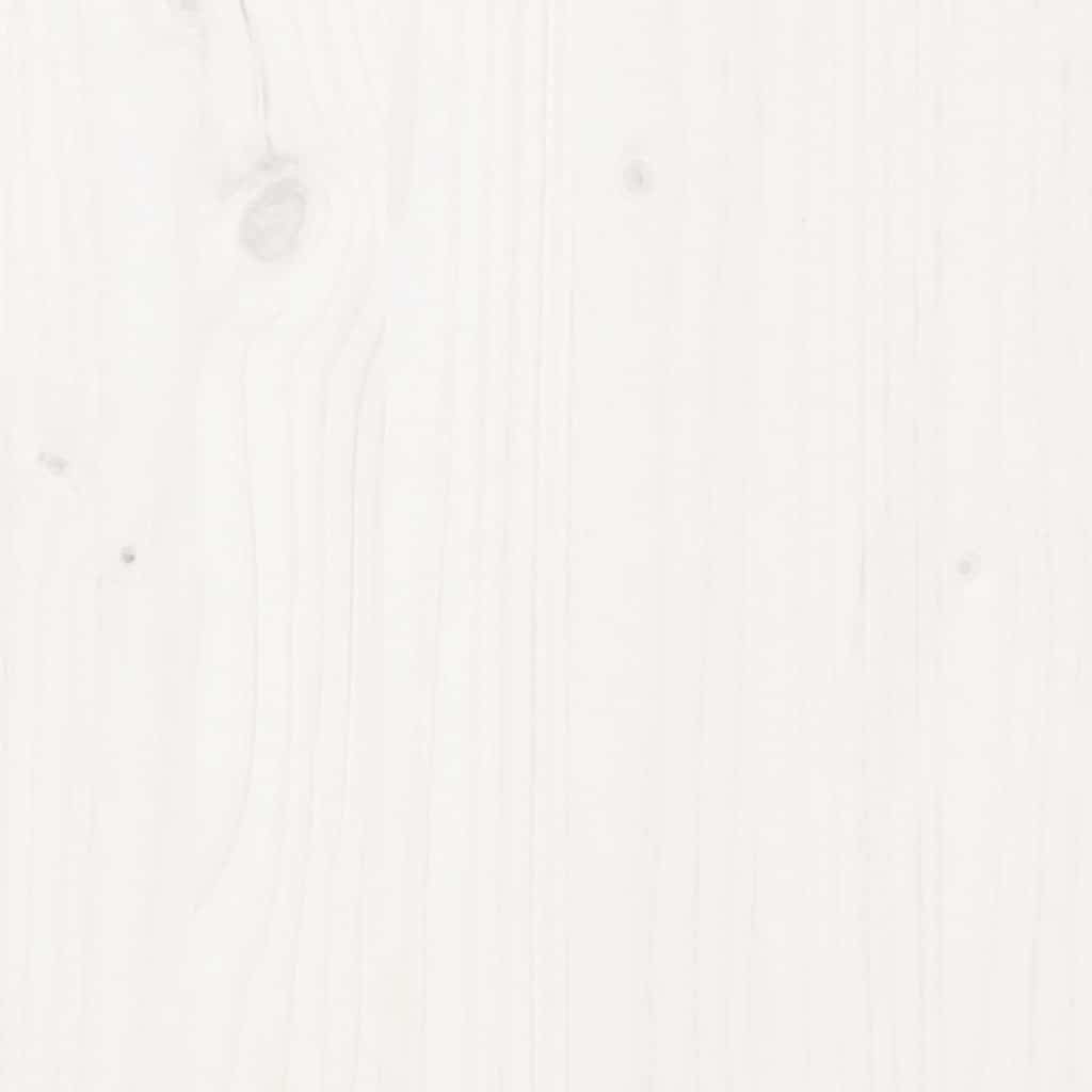 Tampo de mesa retangular 100x50x2,5 cm pinho maciço branco