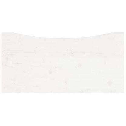 Tampo de secretária 80x40x2,5 cm pinho maciço branco