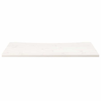 Tampo de secretária 110x55x2,5 cm pinho maciço branco