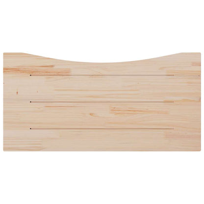 Tampo de secretária 110x55x2,5 cm pinho maciço branco