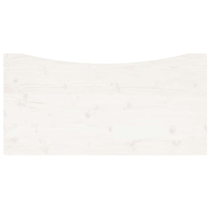 Tampo de secretária 100x60x2,5 cm pinho maciço branco