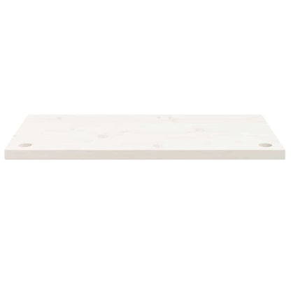 Tampo de secretária 80x40x2,5 cm pinho maciço branco