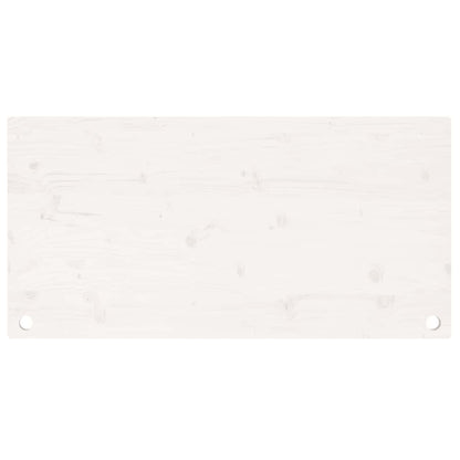 Tampo de secretária 100x50x2,5 cm pinho maciço branco