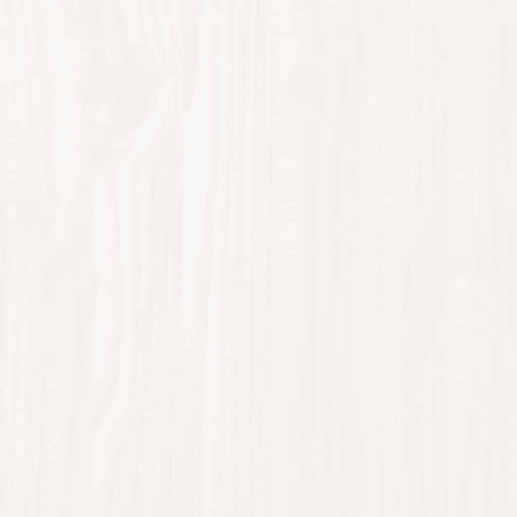 Cadeiras de jardim c/ almofadões 2 pcs pinho maciço branco