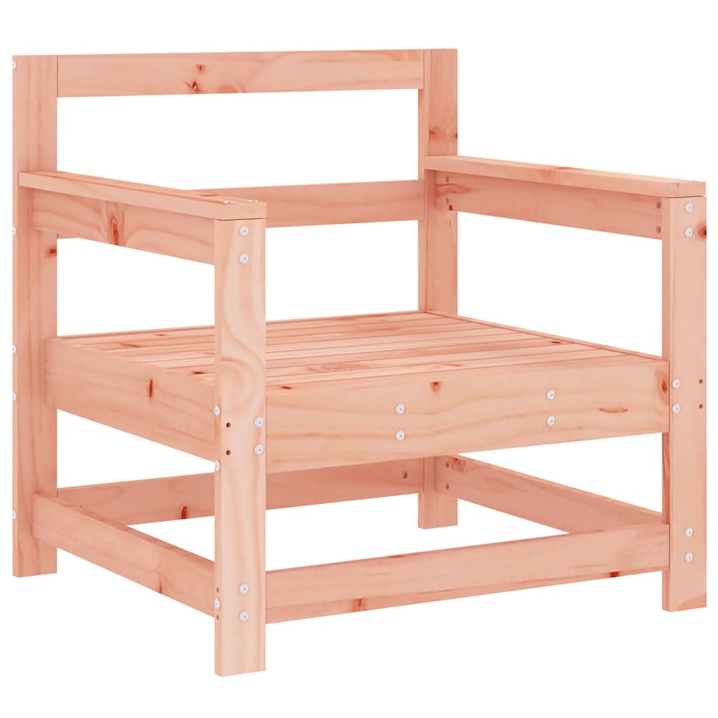 Cadeiras de jardim c/ almofadões 2pcs madeira de douglas maciça