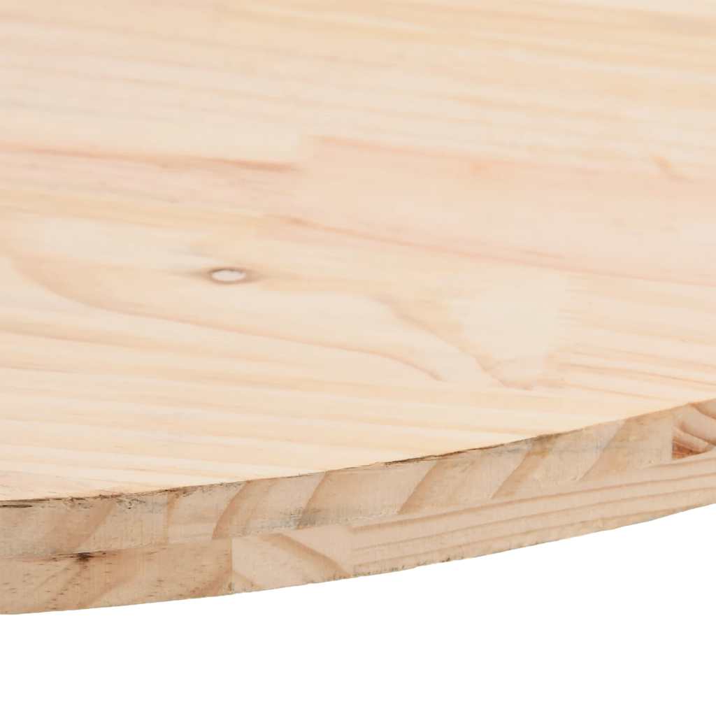 Tampo de mesa oval 60x30x2,5 cm madeira de pinho maciça