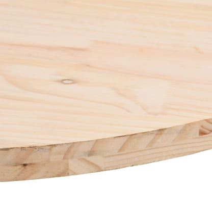 Tampo de mesa 70x35x2,5 cm madeira maciça pinho oval