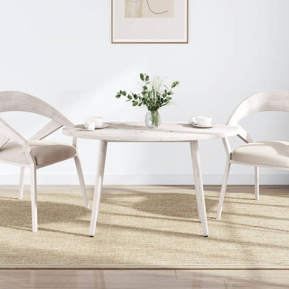 Tampo de mesa oval 90x45x2,5 cm madeira de pinho maciça branco
