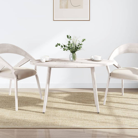 Tampo de mesa oval 90x45x2,5 cm madeira de pinho maciça branco