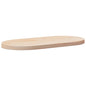 Tampo de mesa 80x40x2,5 cm madeira maciça pinho oval