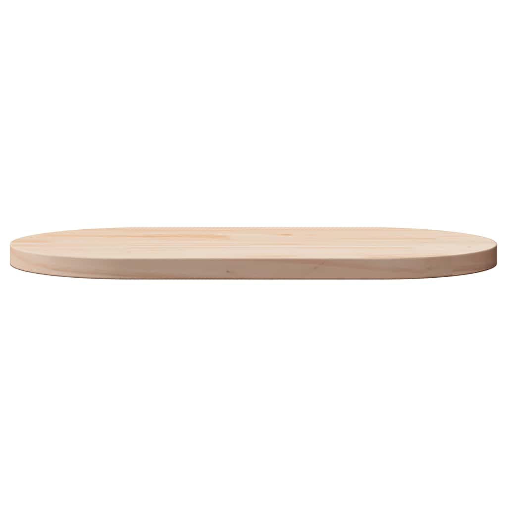 Tampo de mesa 90x45x2,5 cm madeira maciça pinho oval