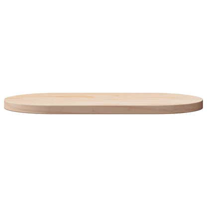 Tampo de mesa 90x45x2,5 cm madeira maciça pinho oval