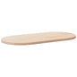 Tampo de mesa 100x50x2,5 cm madeira maciça pinho oval