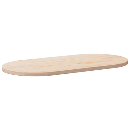 Tampo de mesa 110x55x2,5 cm madeira maciça pinho oval
