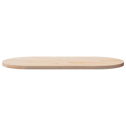 Tampo de mesa 110x55x2,5 cm madeira maciça pinho oval