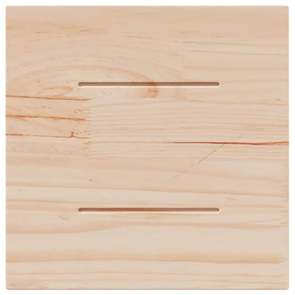 Tampo de mesa quadrado 40x40x2,5 cm pinho maciço branco