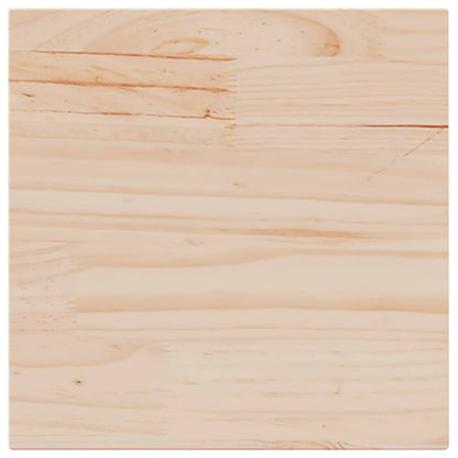 Tampo de mesa quadrado 40x40x2,5 cm pinho maciço branco