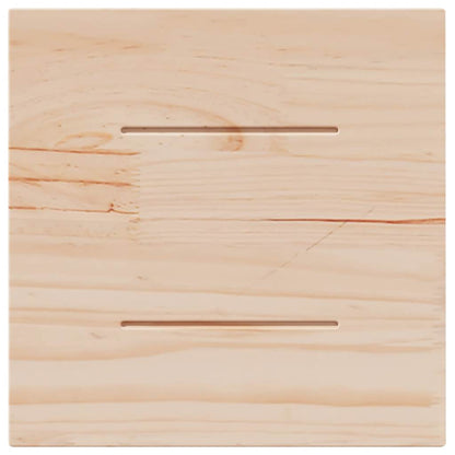 Tampo de mesa quadrado 40x40x2,5 cm pinho maciço branco