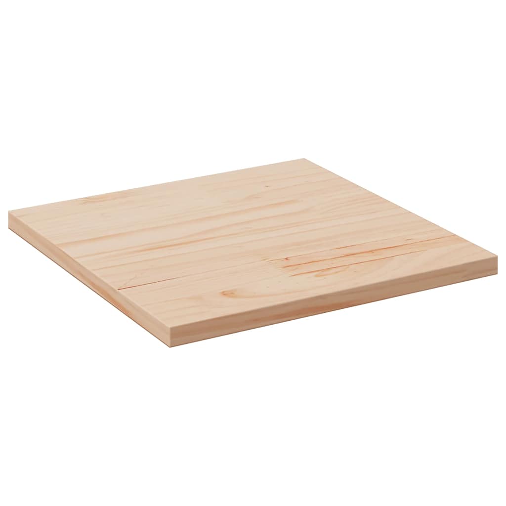 Tampo de mesa quadrado 50x50x2,5 cm pinho maciço