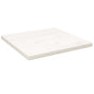 Tampo de mesa quadrado 60x60x2,5 cm pinho maciço branco