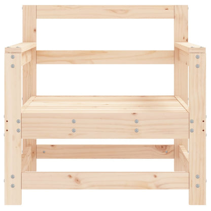 Cadeiras de jardim 2 pcs madeira de pinho maciça