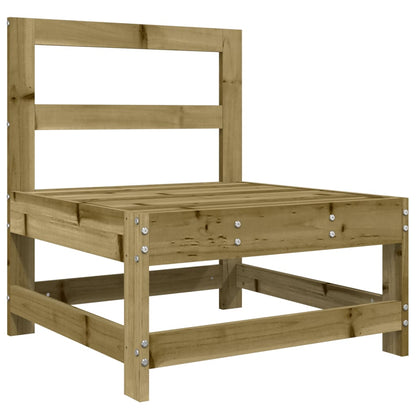 Sofás de centro para jardim 2 pcs madeira de pinho impregnada