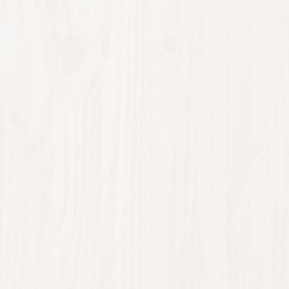 Cadeiras de jardim 2 pcs 61,5x53x71 cm pinho maciço branco