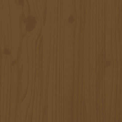 Cadeiras de jardim 2 pcs 61,5x53x71cm pinho maciço castanho-mel