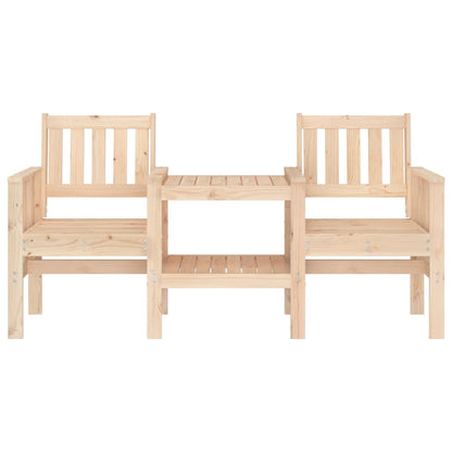 Banco de jardim 2 lugares com mesa pinho maciço