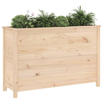 Canteiro elevado de jardim 119,5x40x78 cm pinho maciço