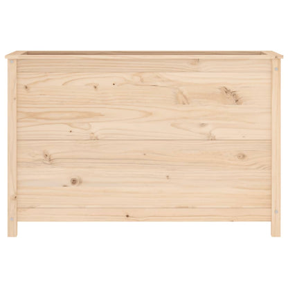 Canteiro elevado de jardim 119,5x40x78 cm pinho maciço