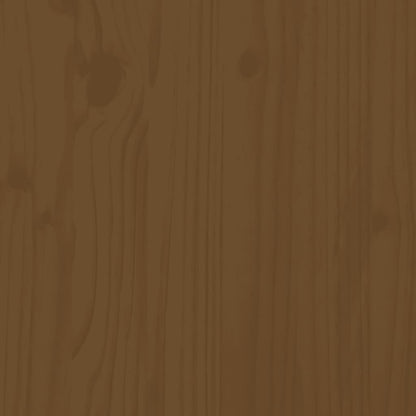 Bancos de jardim 2 pcs 40x36x45 cm pinho maciço castanho-mel