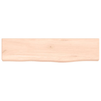 Prateleira de parede 40x10x2 cm carvalho maciço não tratado