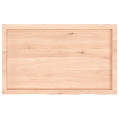 Prateleira de parede 100x60x(2-4)cm carvalho maciço não tratado