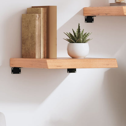 Prateleira de parede 40x40x(2-6) cm carvalho tratado castanho