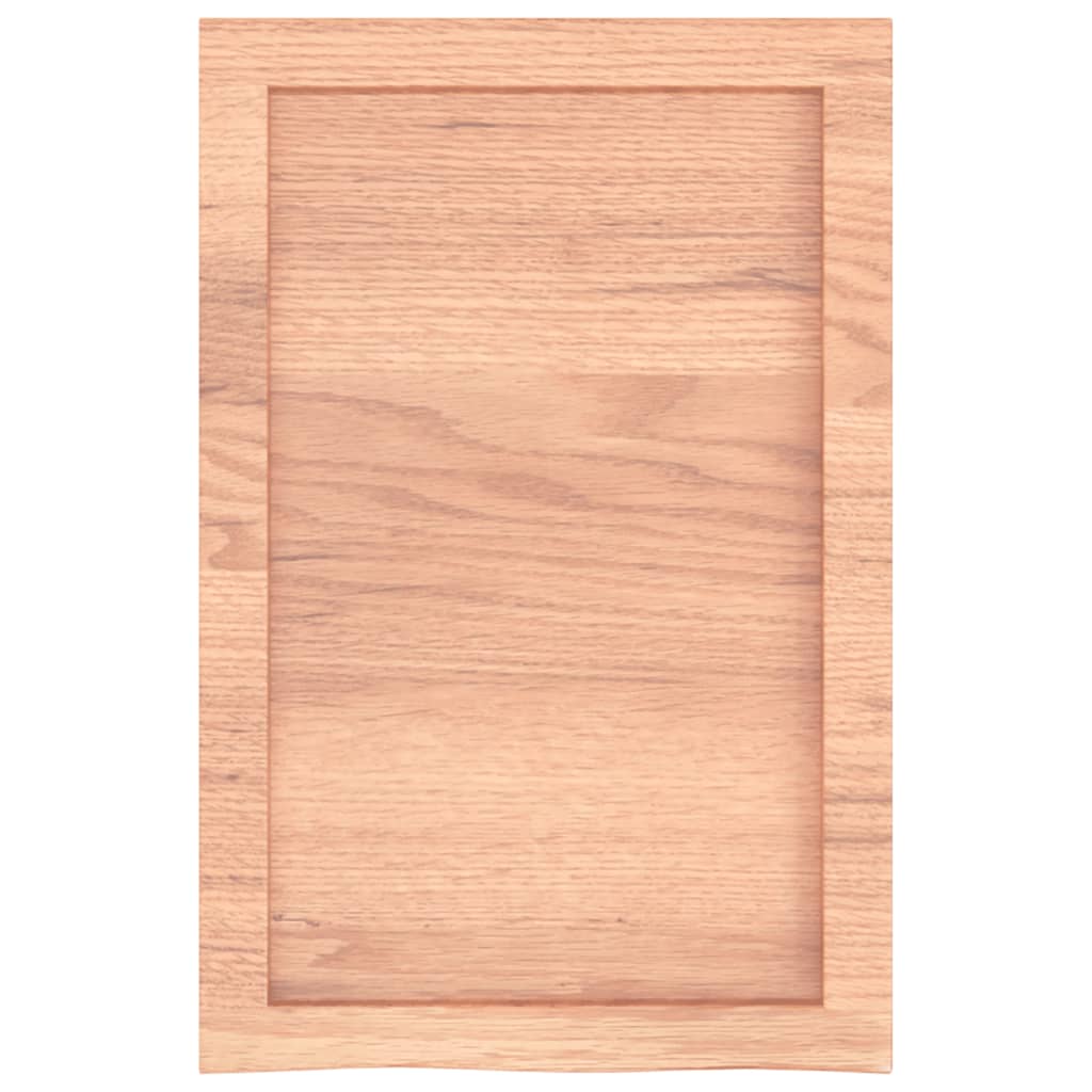 Prateleira de parede 40x60x(2-6) cm carvalho tratado castanho