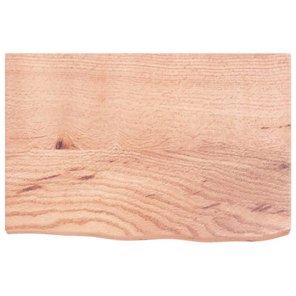 Prateleira de parede 60x40x(2-4) cm carvalho tratado castanho