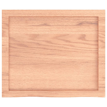 Prateleira de parede 60x50x(2-4) cm carvalho tratado castanho