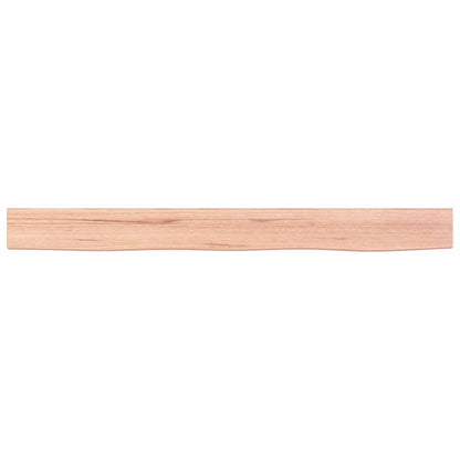 Prateleira de parede 100x10x6cm carvalho tratado castanho-claro