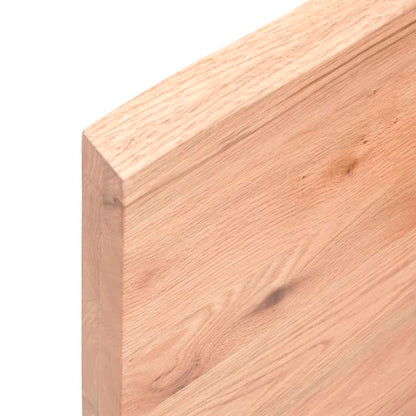 Prateleira de parede 100x40x(2-4) cm carvalho tratado castanho