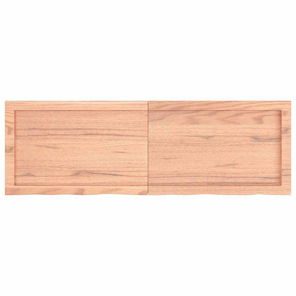 Prateleira de parede 120x40x(2-6) cm carvalho tratado castanho