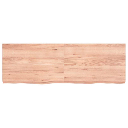 Prateleira de parede 120x40x(2-6) cm carvalho tratado castanho