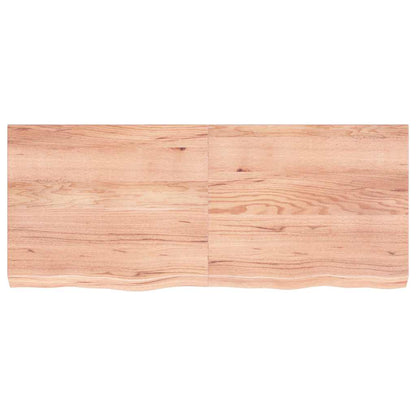 Prateleira de parede 120x50x(2-6) cm carvalho tratado castanho
