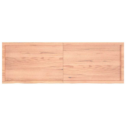 Prateleira de parede 180x60x(2-4) cm carvalho tratado castanho