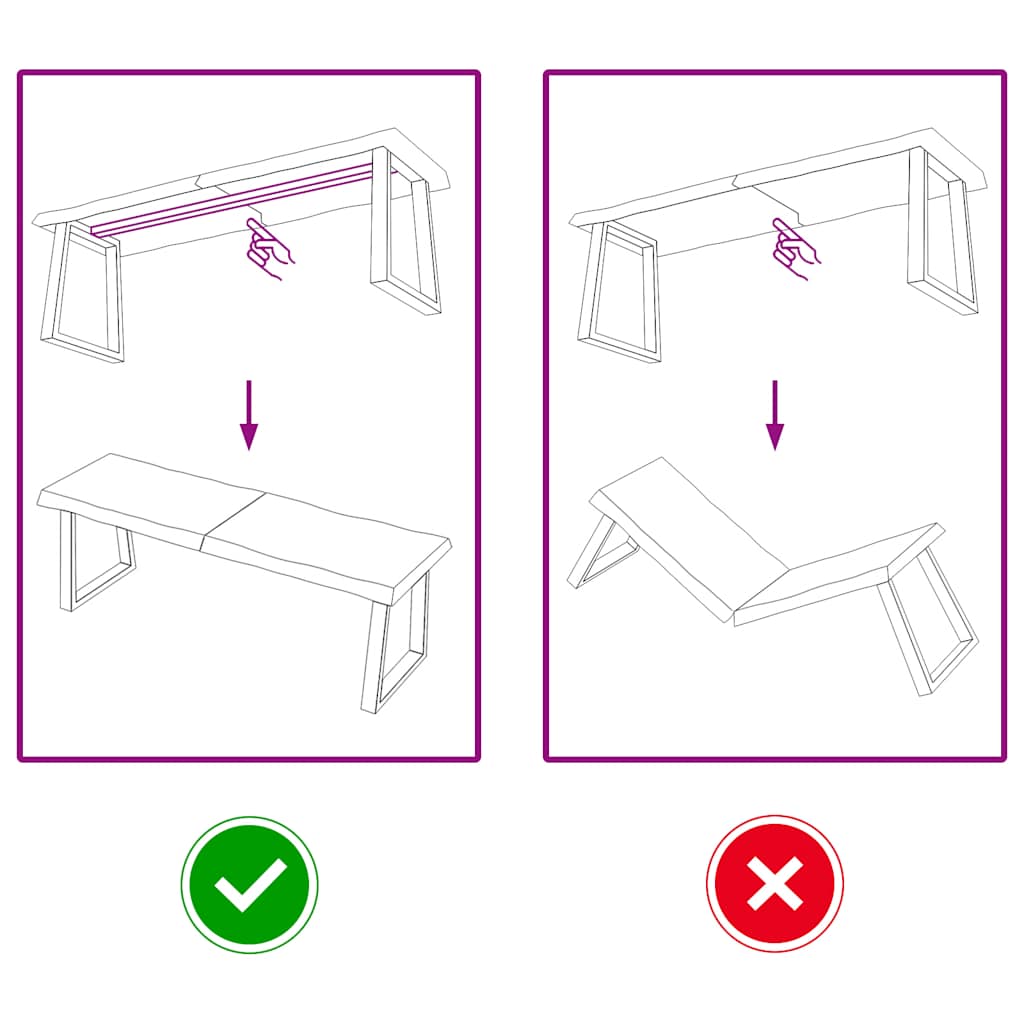 Tampo de mesa com bordas vivas carvalho tratado castanho-claro
