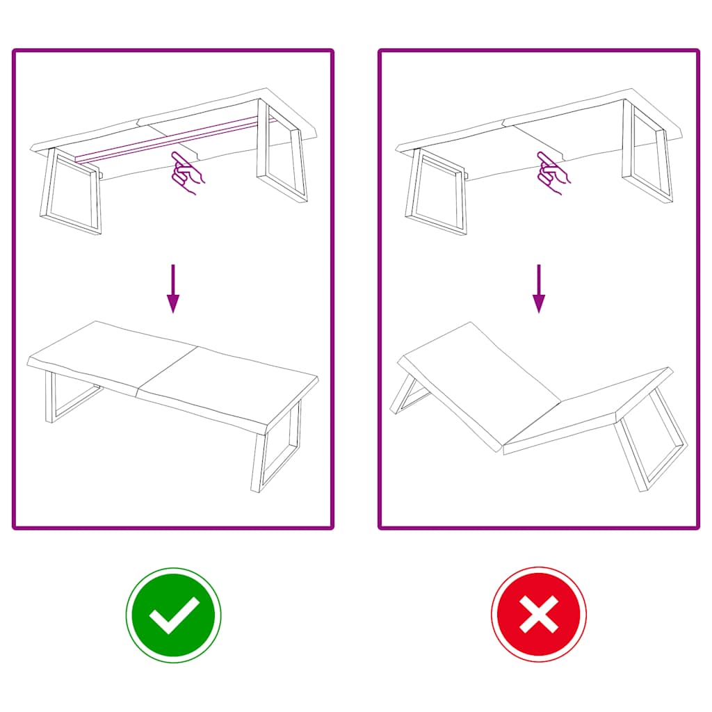 Tampo de mesa com bordas vivas carvalho tratado castanho-claro