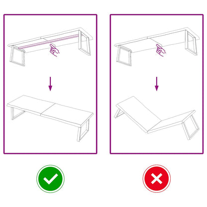 Tampo de mesa com bordas vivas maciço tratado castanho-escuro