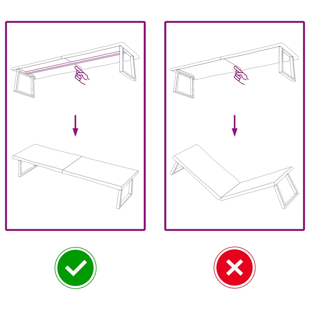 Tampo de mesa com bordas vivas maciço tratado castanho-escuro
