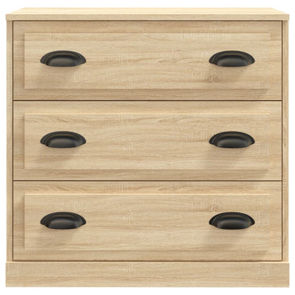 Aparadores 2 pcs derivados de madeira carvalho sonoma