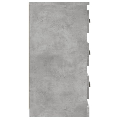 Aparadores 2 pcs derivados de madeira cinzento cimento